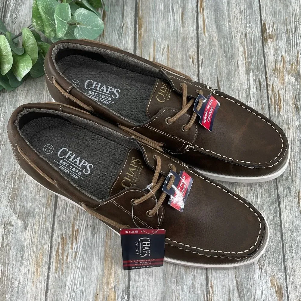 Men’s Chaps Benny Boat Shoes Size 12